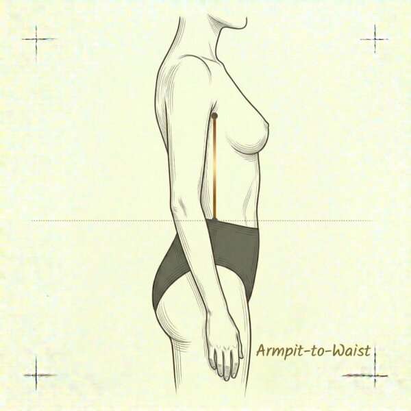 How to measure: Armpit to Waist