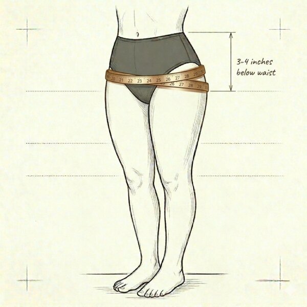 How to measure: High Hip