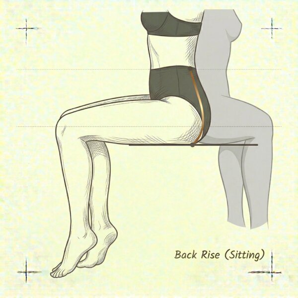 How to measure: Back Rise